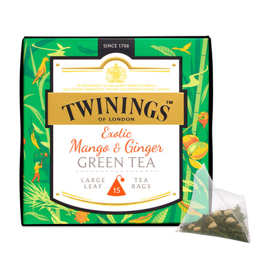 Discovery Collection Mango & Ginger Green Tea - 15 Pyramid Tea Bags